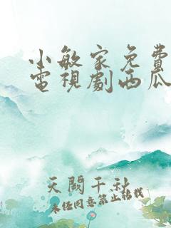 小敏家免费观看电视剧西瓜