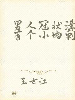 男人冠状沟边上有个小肉刺