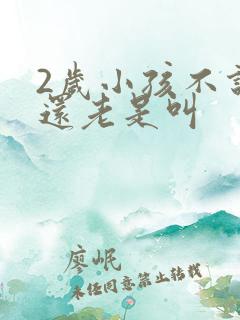 2岁小孩不说话还老是叫