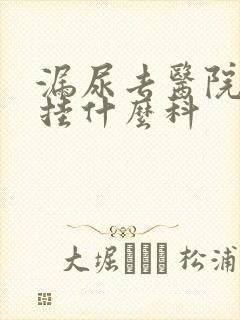 漏尿去医院应该挂什么科