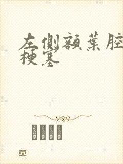 左侧额叶腔隙性梗塞