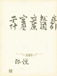 子宫突然疼痛是什么原因引起的