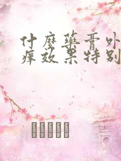 什么药膏外阴止痒效果特别好