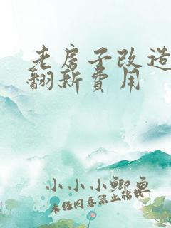 老房子改造装修翻新费用