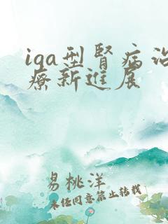 iga型肾病治疗新进展