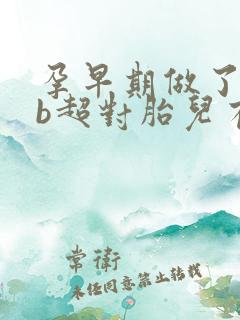 孕早期做了两次b超对胎儿有影响吗