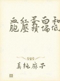 血红蛋白和红细胞压积偏低