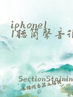 iphone11听筒声音很小