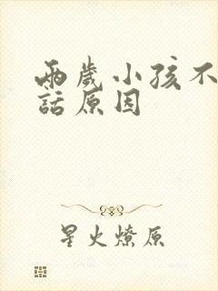 两岁小孩不会说话原因