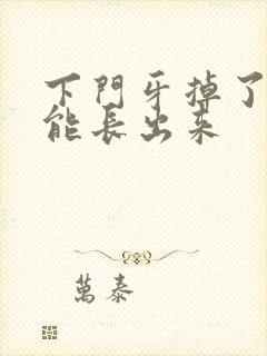 下门牙掉了多久能长出来