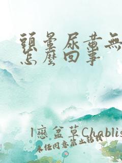 头晕尿黄无力是怎么回事