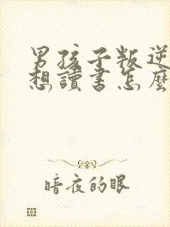 男孩子叛逆期不想读书怎么办?