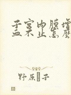 子宫内膜增厚出血不止怎么治疗