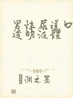 男性尿道口无色透明液体