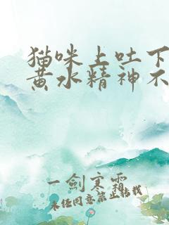 猫咪上吐下泻吐黄水精神不好