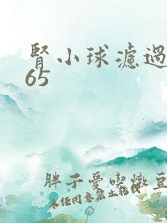 肾小球滤过率 65