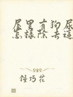 屋里有狗尿骚味怎样除去这个味道