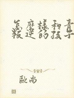 怎么样和青春期叛逆的孩子相处