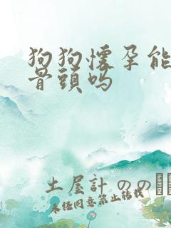 狗狗怀孕能吃鸡骨头吗