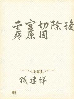 子宫切除后肚子疼原因