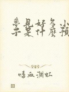 梦见好多小白兔子是什么预兆