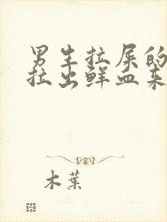 男生拉屎的时候拉出鲜血来是什么原因