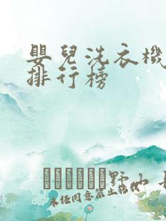 婴儿洗衣机品牌排行榜