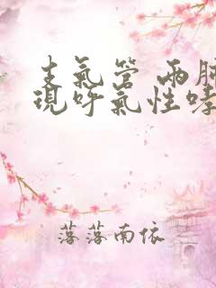 支气管 两肺出现呼气性哮鸣音