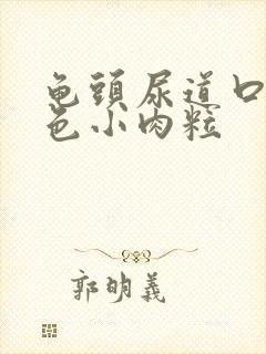 龟头尿道口长白色小肉粒