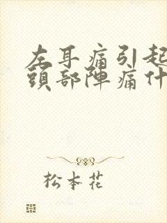 左耳痛引起左边头部阵痛什么原因