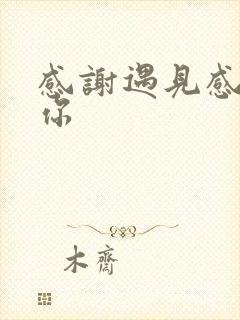 感谢遇见感恩有你