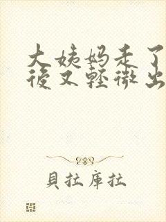 大姨妈走了十天后又轻微出血