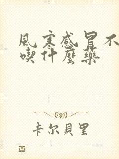 风寒感冒不发烧吃什么药