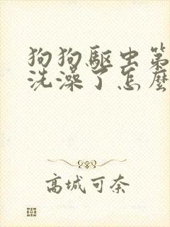 狗狗驱虫第二天洗澡了怎么办