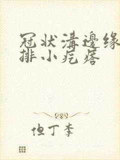 冠状沟边缘的一排小疙瘩