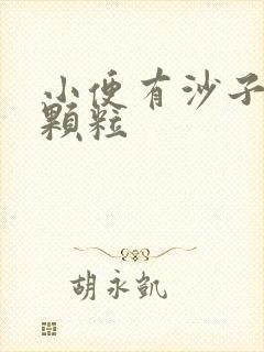 小便有沙子样状颗粒