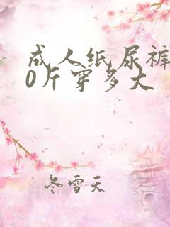 成人纸尿裤120斤穿多大