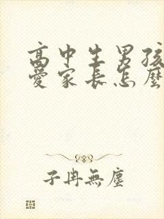 高中生男孩谈恋爱家长怎么劝导