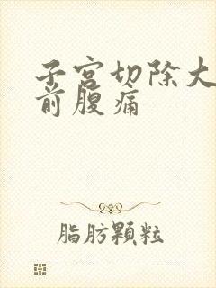 子宫切除大便之前腹痛