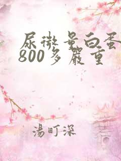 尿微量白蛋白1800多严重