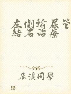 左侧输尿管下段结石治疗