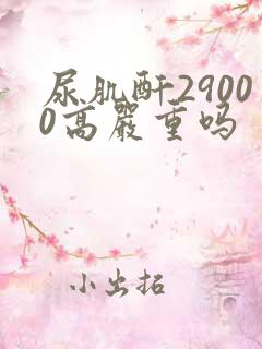 尿肌酐29000高严重吗