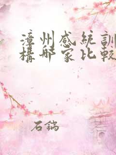 漳州感统训练机构哪家比较好