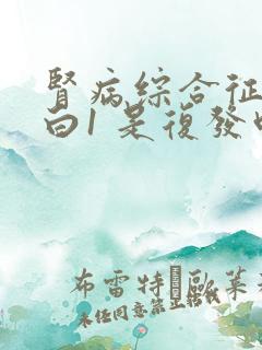 肾病综合征尿蛋白1 是复发吗