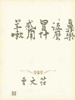 羊感冒流鼻涕咳嗽用什么药效果好