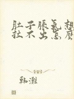 肚子胀气想拉屎拉不出怎么办