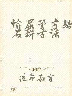 输尿管有结石排石新方法