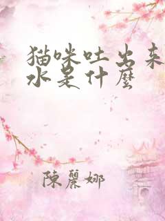 猫咪吐出来的黄水是什么