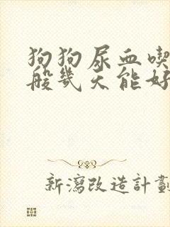 狗狗尿血吃药一般几天能好