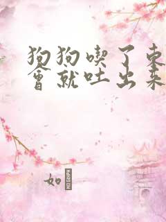 狗狗吃了东西一会就吐出来了怎么办